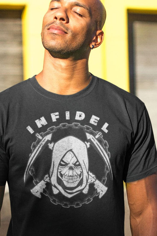 Infidel 2A Reaper Black T-Shirt  Infidel Collective