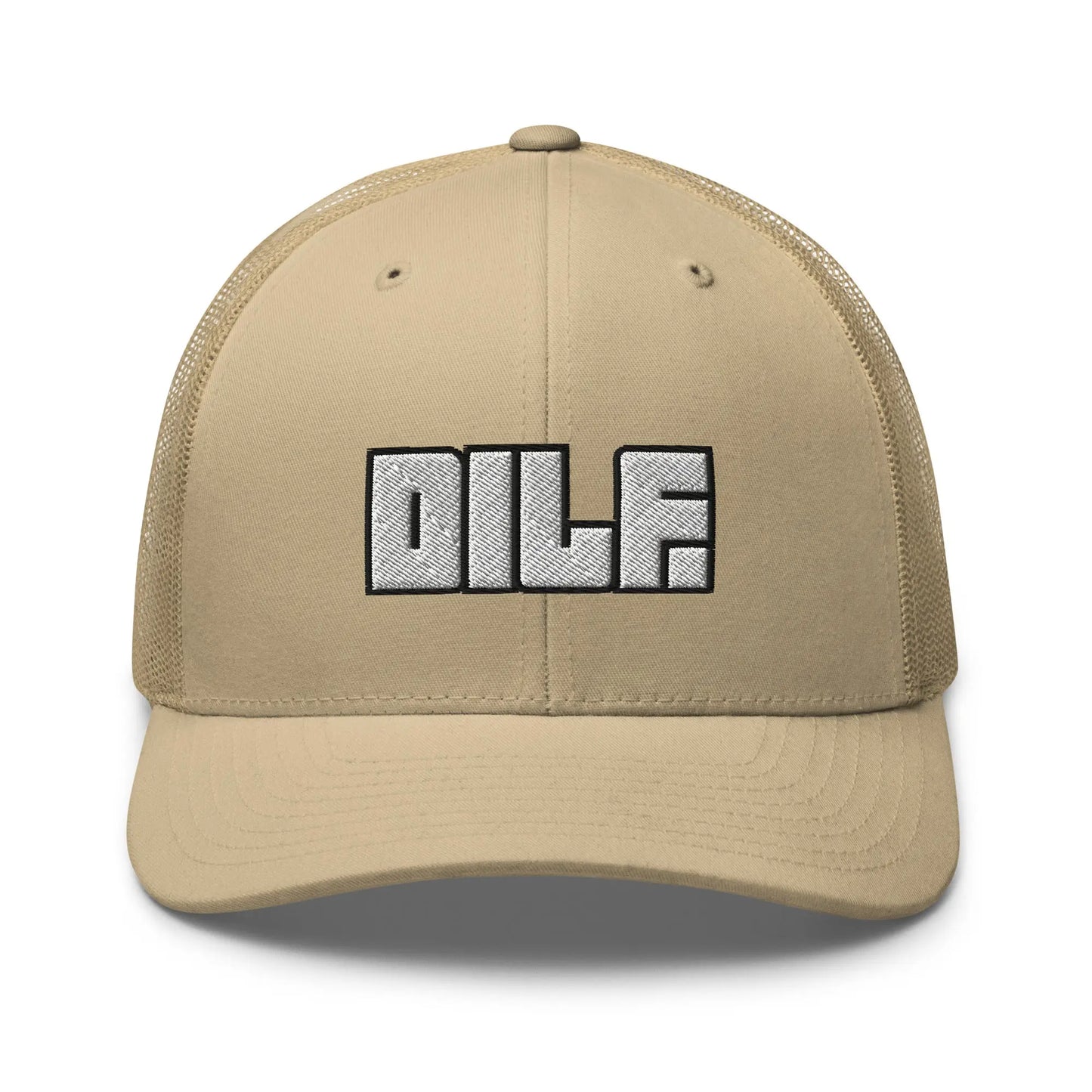 Hats Khaki Snapback Custom Trucker Hats DILF Block Cap – NSFW 2A for Men & Women Infidel Collective