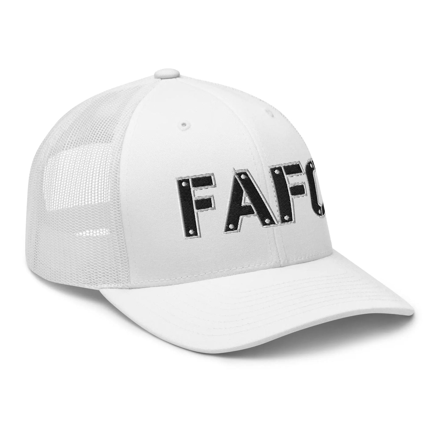 Hats Snapback Custom Trucker Hats FAFO Stencil NSFW Caps for Men & Women Infidel Collective