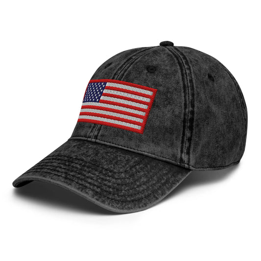 Hats Vintage Baseball Hat USA Flag Old Glory – Red White & Blue Embroidered Hat Infidel Collective