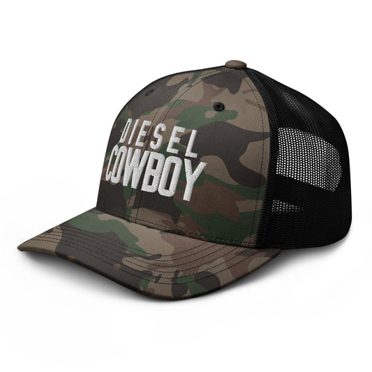 Hats Snapback Custom Trucker Hat to Boost In – Diesel Cowboy Camo Edition Infidel Collective