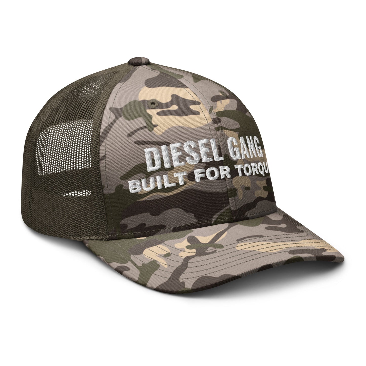 Hats Snapback Custom Trucker Hats Men & Women Roll In – Diesel Gang Torque Camo Cap Infidel Collective