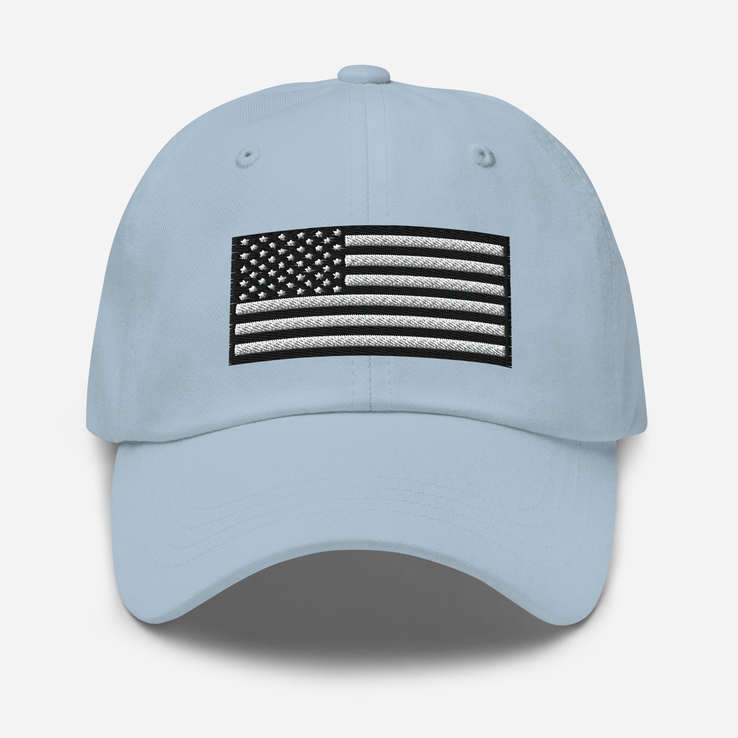 Embroidered Black and White USA Flag Classic Ball Cap – Patriotic Hat in 11 Colors  Infidel Collective