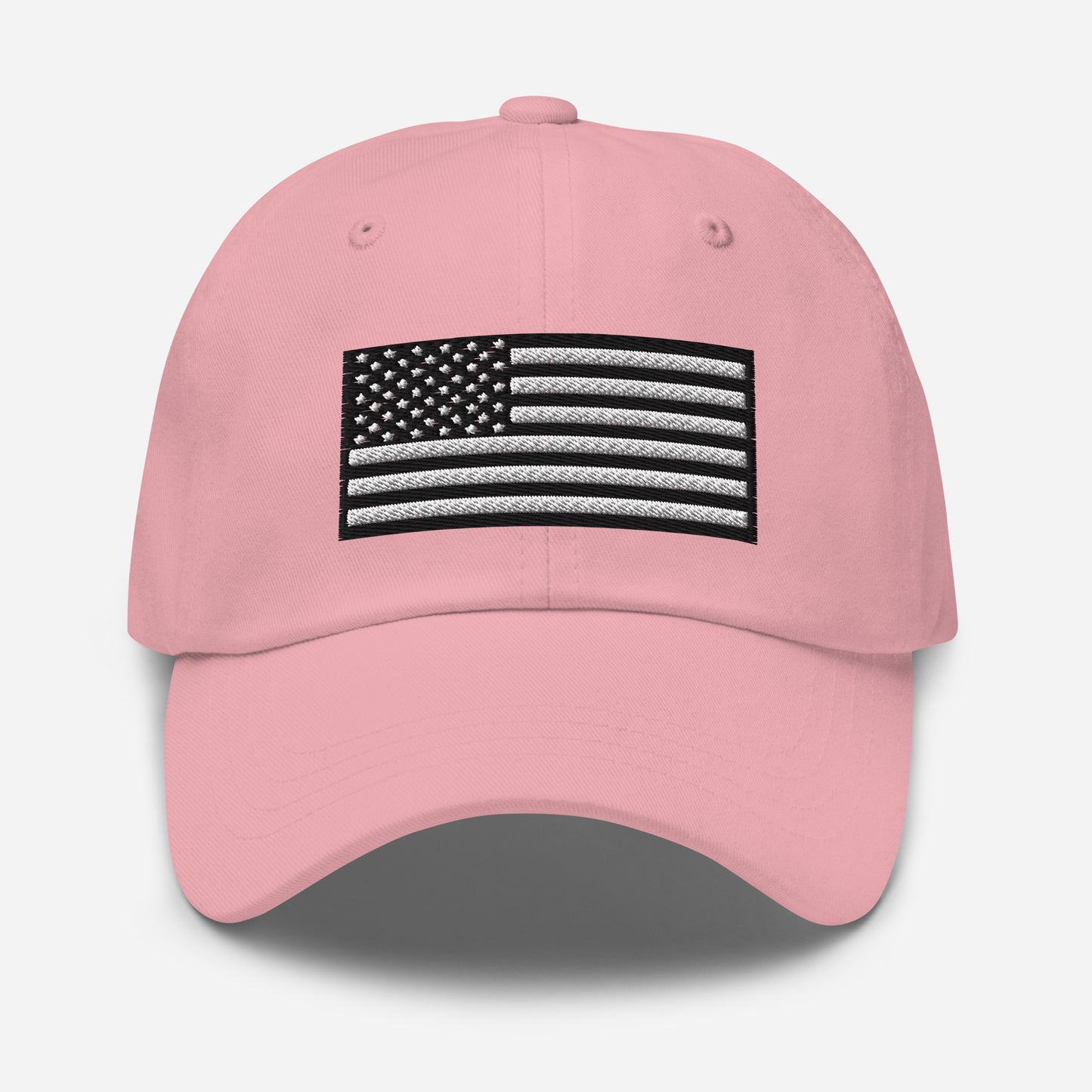 Embroidered Black and White USA Flag Classic Ball Cap – Patriotic Hat in 11 Colors  Infidel Collective