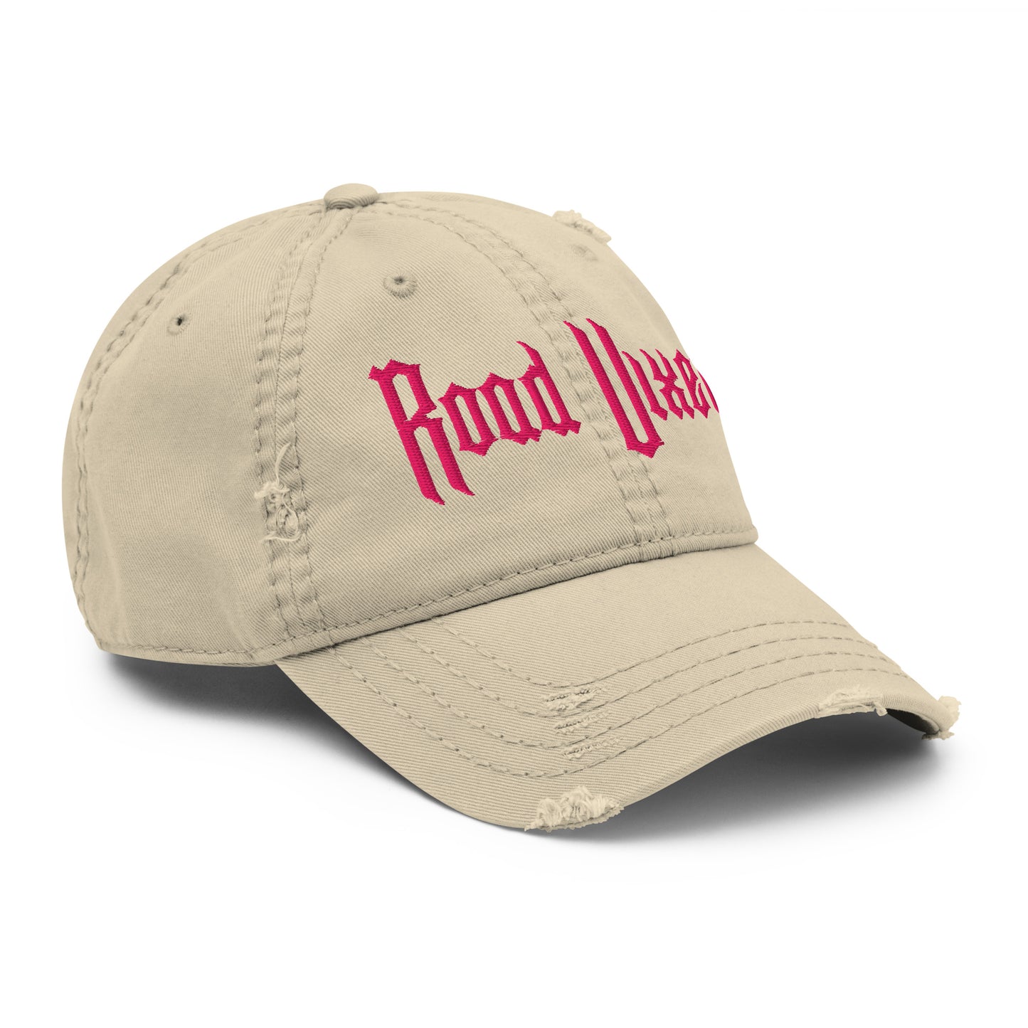 Road Vixen Distressed Dad Hat - Pink Flamingo Stitch Infidel Collective