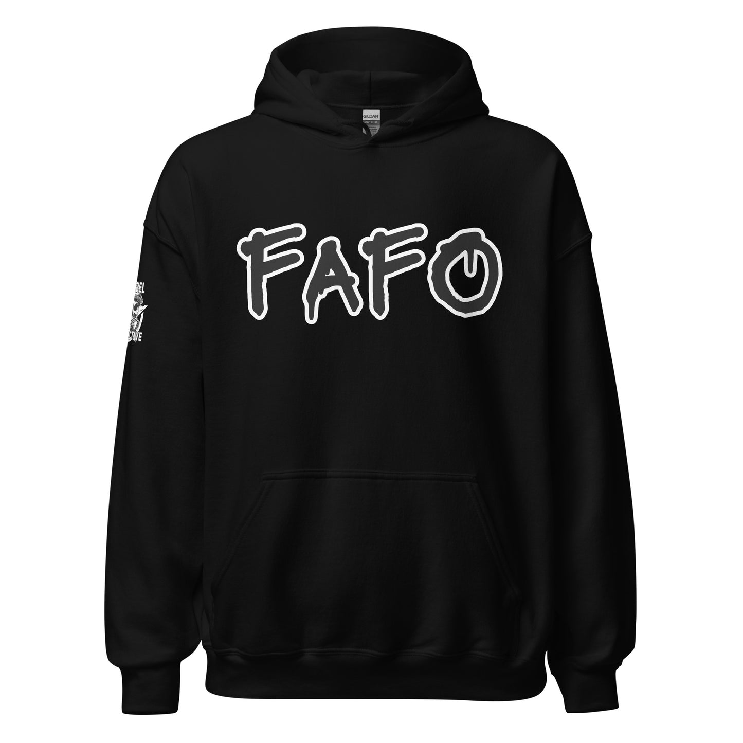 FAFO Graffiti Style NSFW Streetwear Black Hoodie  Infidel Collective