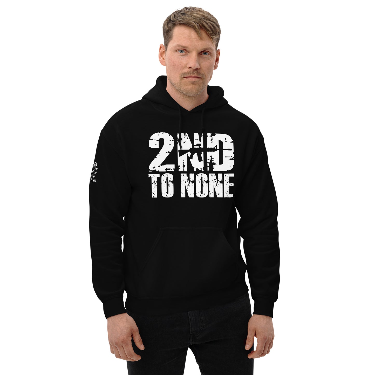 2ND TO NONE 2A Black Hoodie Infidel Collective