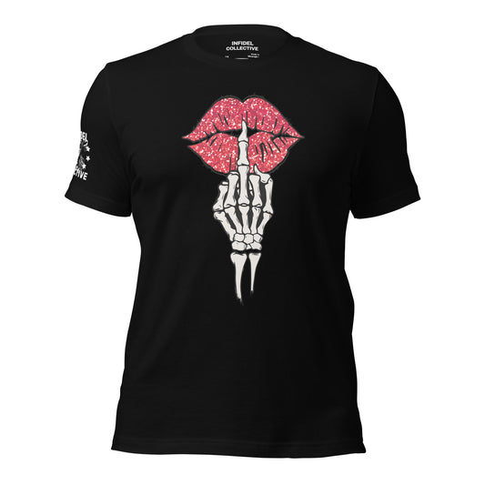 NSFW Silence & Sass with Attitude Black T-Shirt  Infidel Collective