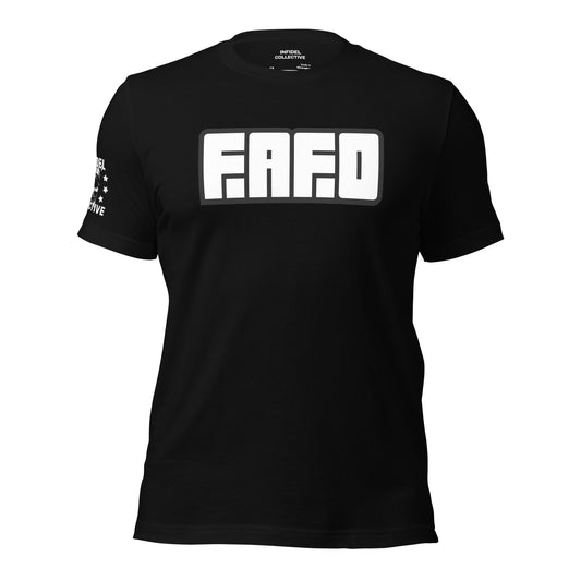NSFW FAFO Black T Shirt With Savage Attitude  Infidel Collective