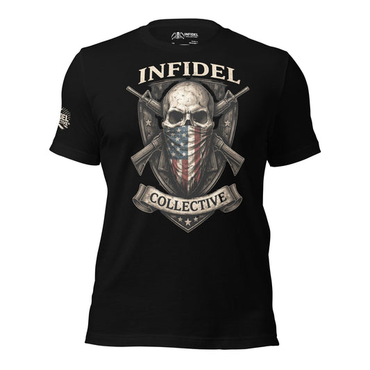 IC AR15 Bandit Black T-Shirt Infidel Collective