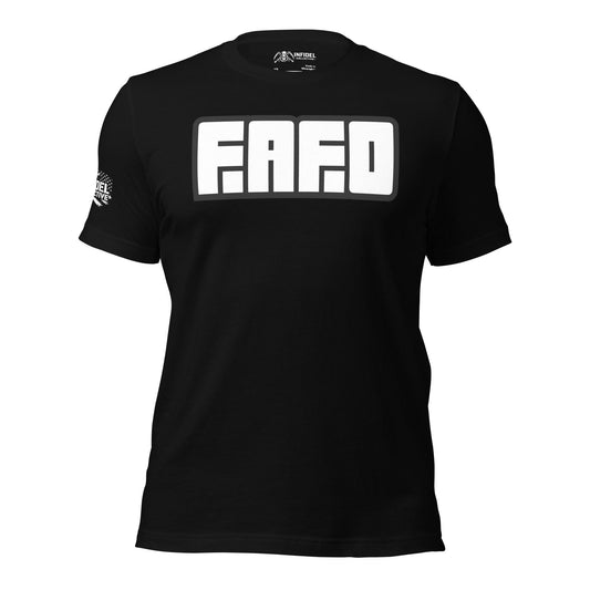 NSFW FAFO Black T Shirt With Savage Attitude Infidel Collective