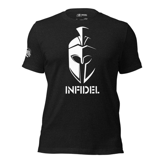 Infidel Spartan Helmet Black T-Shirt Infidel Collective