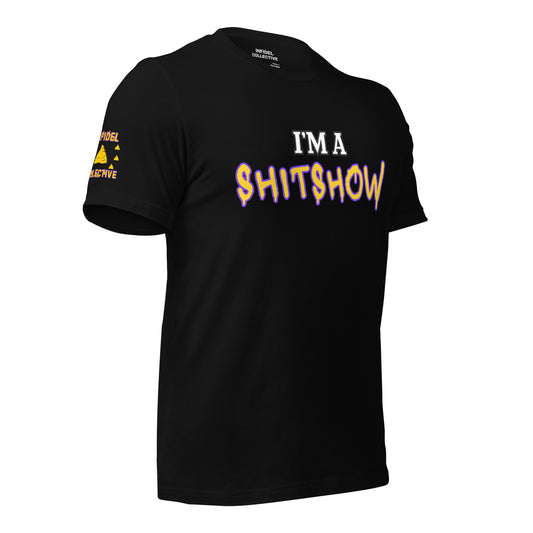 Funny NSFW Shirt – I’m a Shitshow Tee in Yellow on Black T-Shirt  Infidel Collective