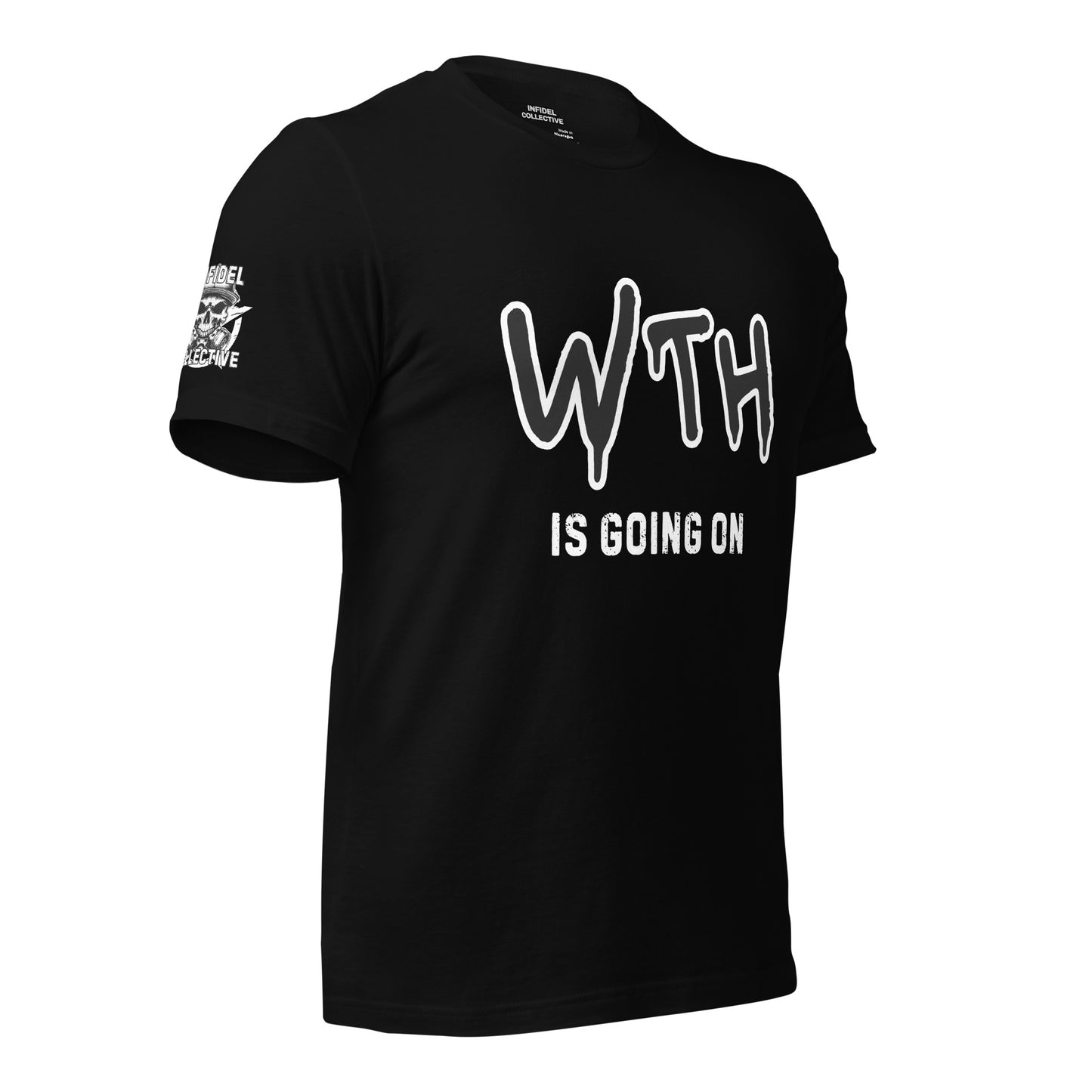 Graphic Tees Men & Women Rock – NSFW WTH Graffiti Black T Shirt Infidel Collective