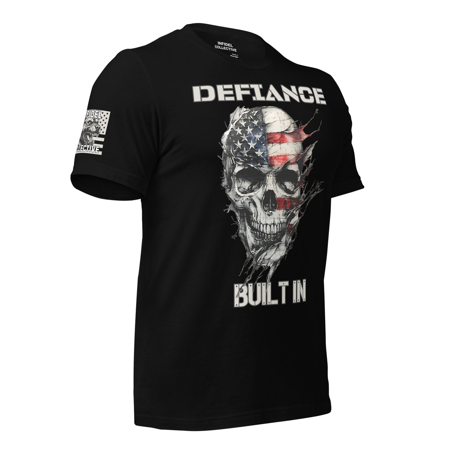 Defiance Built In Black T-Shirt Infidel Collective