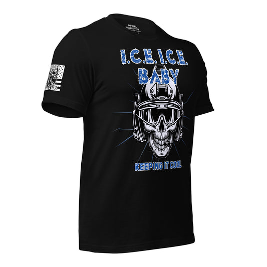 ICE ICE Baby Black T-Shirt  Infidel Collective