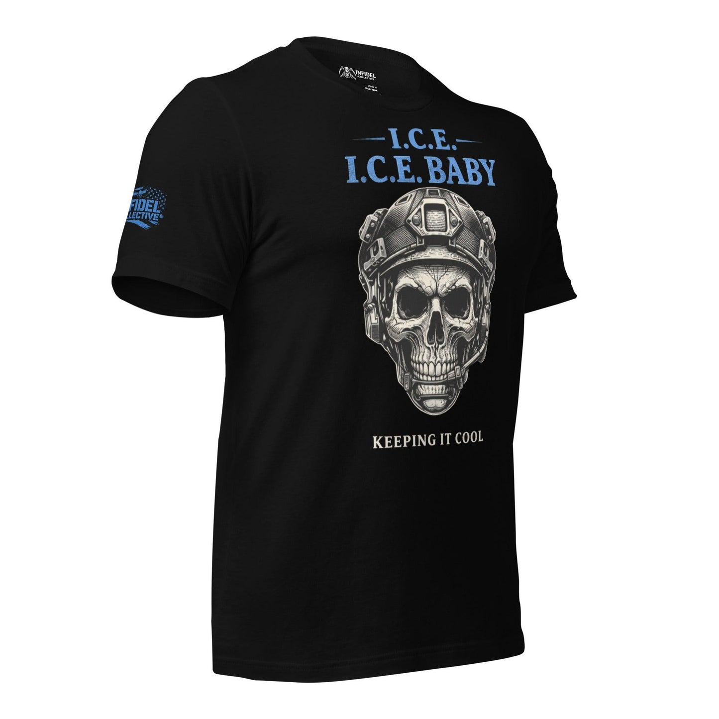 ICE ICE BABY 2.0 Black T-Shirtย Infidel Collective