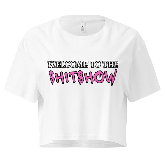 Crop Top XL Crop Top NSFW – Welcome to the Shitshow Graphic Shirt for Women Infidel Collective