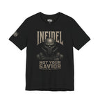 Infidel Not Your Savior Armored Death Mask Tee