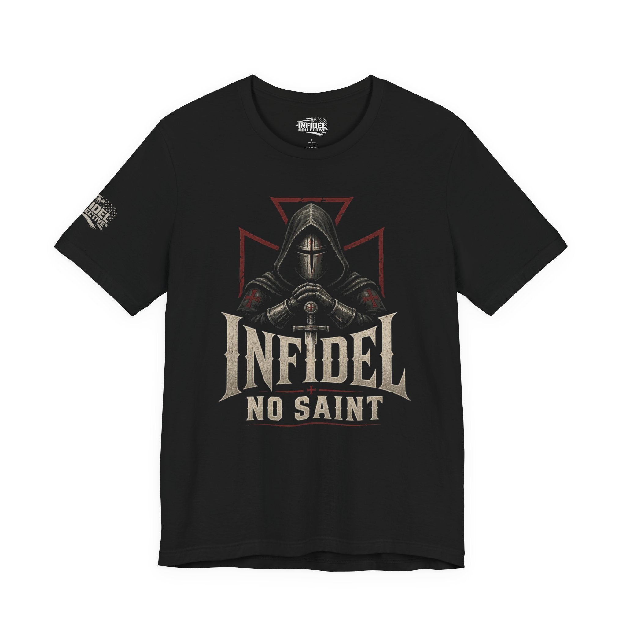 Infidel No Saint Hooded Knight Tee