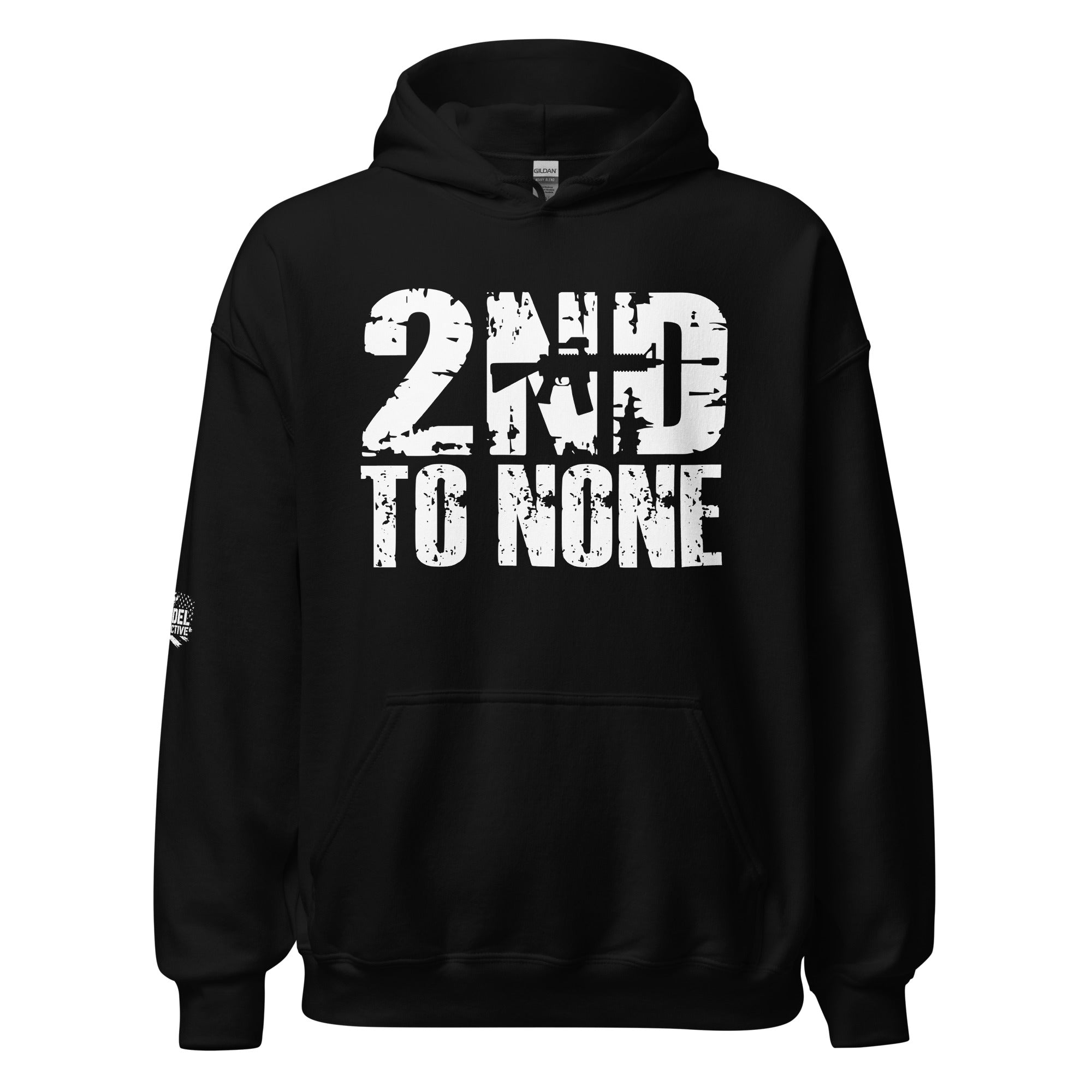 2ND TO NONE 2A Black Hoodie  Infidel Collective