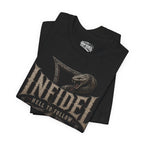 Infidel Hell to Follow Iron Cross Rattle Tee