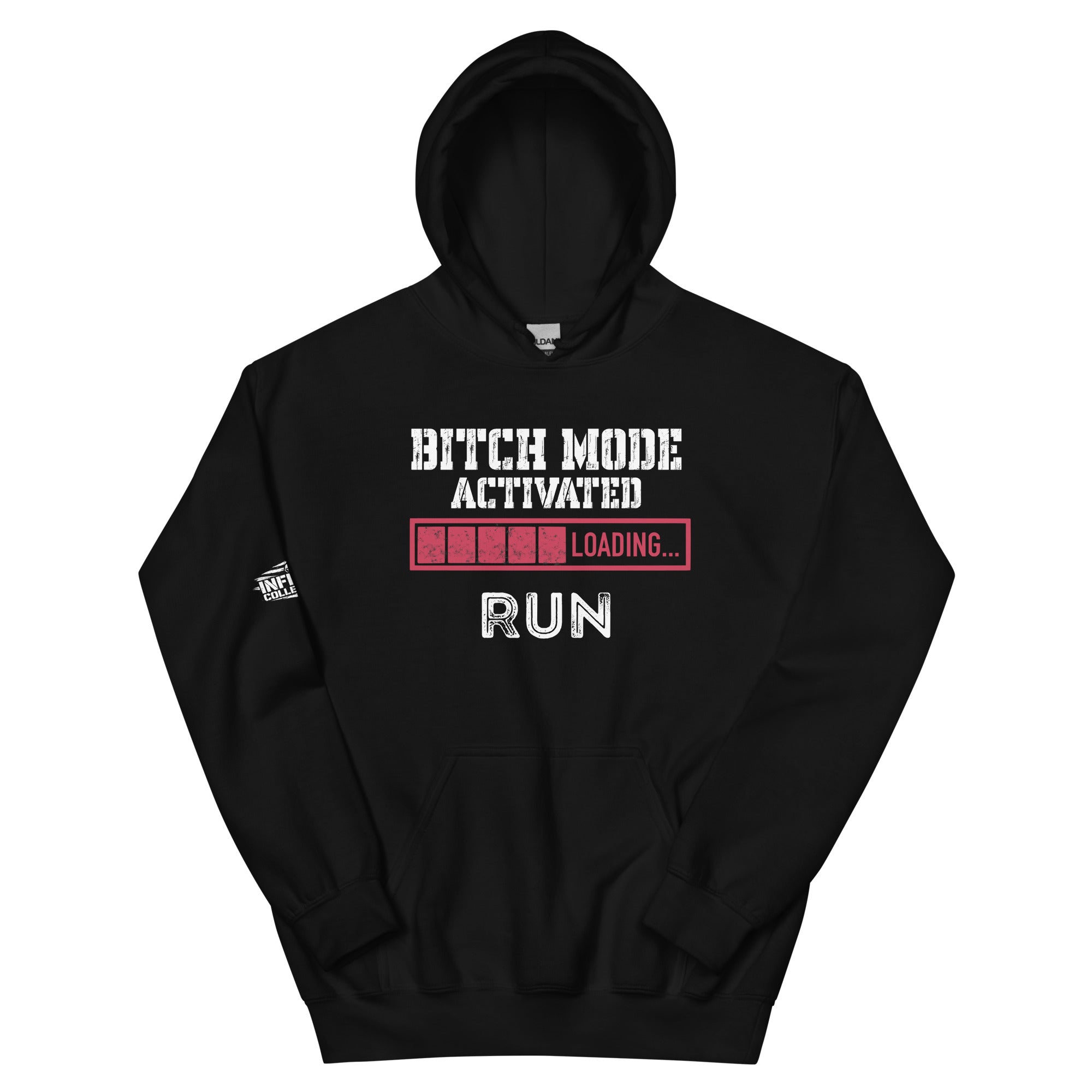 Bitch Mode Activated – Funny NSFW Women's Black Hoodie  Infidel Collective