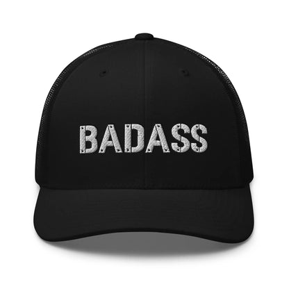 Hats Black Snapback Custom Trucker Hats Cool BADASS Caps for Men & Women Infidel Collective