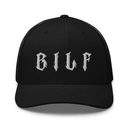 Hats Black Snapback Custom Trucker Hats Cool BILF Bikers Cap for Men & Women Infidel Collective
