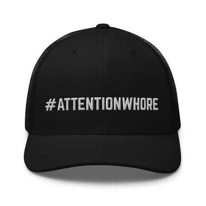 Hats Black Snapback Custom Trucker Hats NSFW #ATTENTIONWHORE Cap for Men & Women Infidel Collective