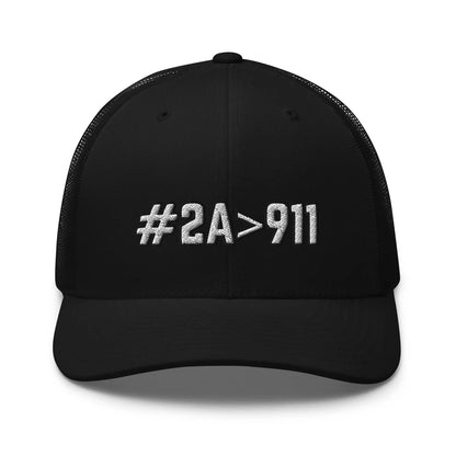 Hats Black Snapback Custom Trucker Hats Rock the #2A>911 Cap for Men & Women Infidel Collective