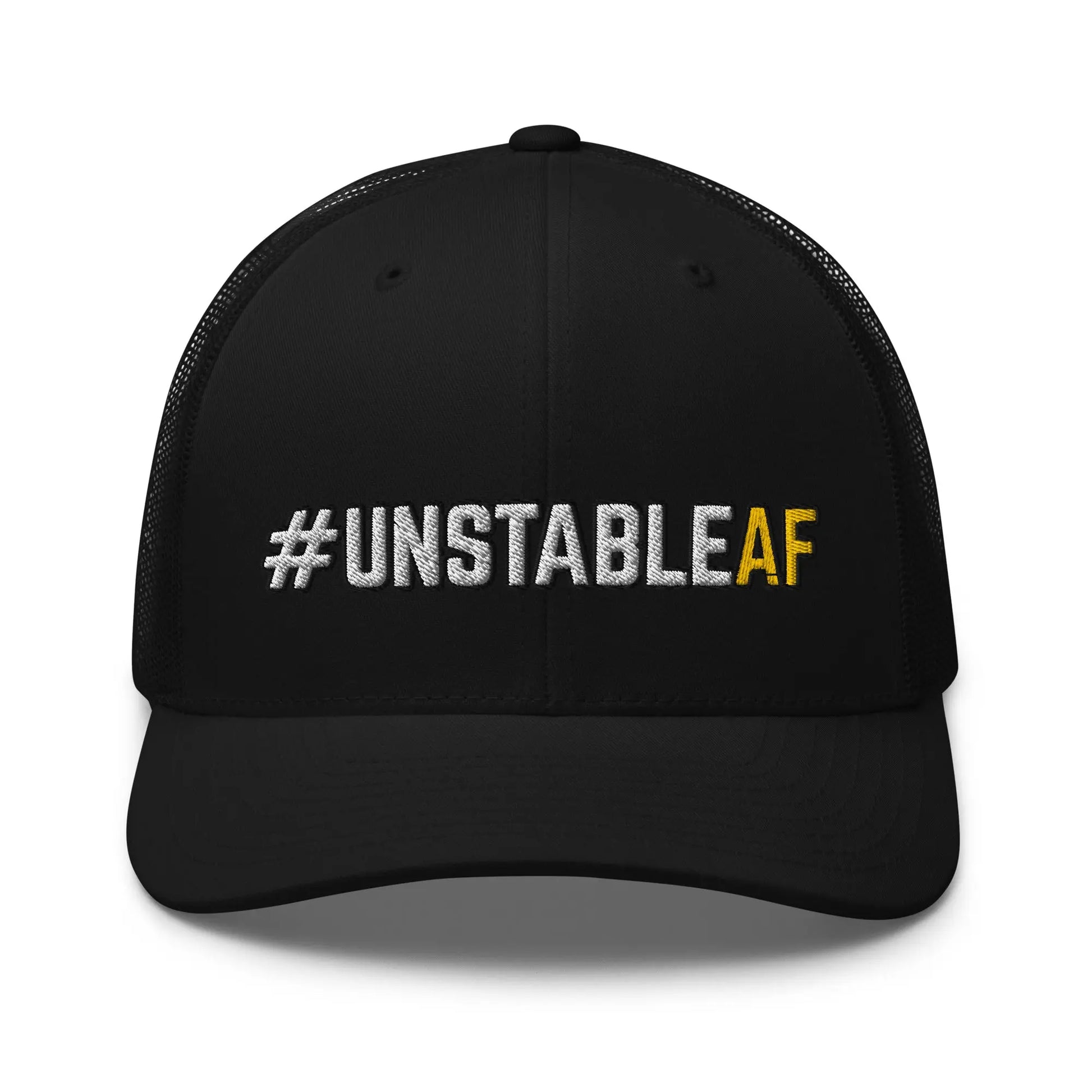 Hats Black Snapback Custom Trucker Hats #UNSTABLEAF Funny Mesh NSFW AF Hat Infidel Collective
