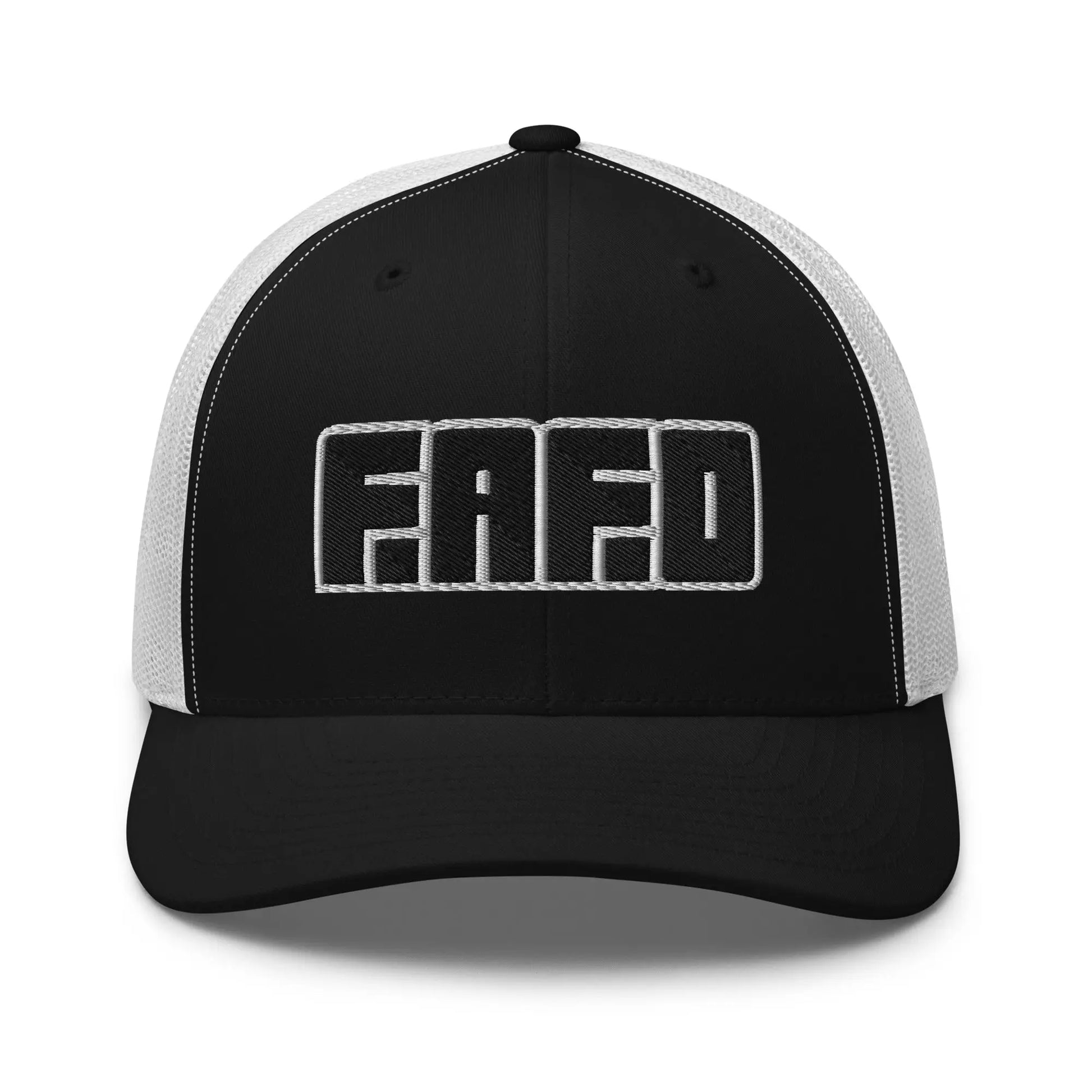 Hats Black-White Snapback Custom Trucker Hats Badass FAFO Grand Games NSFW Caps for Men & Women Infidel Collective