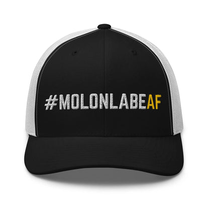 Hats Black-White Snapback Custom Trucker Hats Badass #MOLONLABEAF 2A Cap for Men & Women Infidel Collective