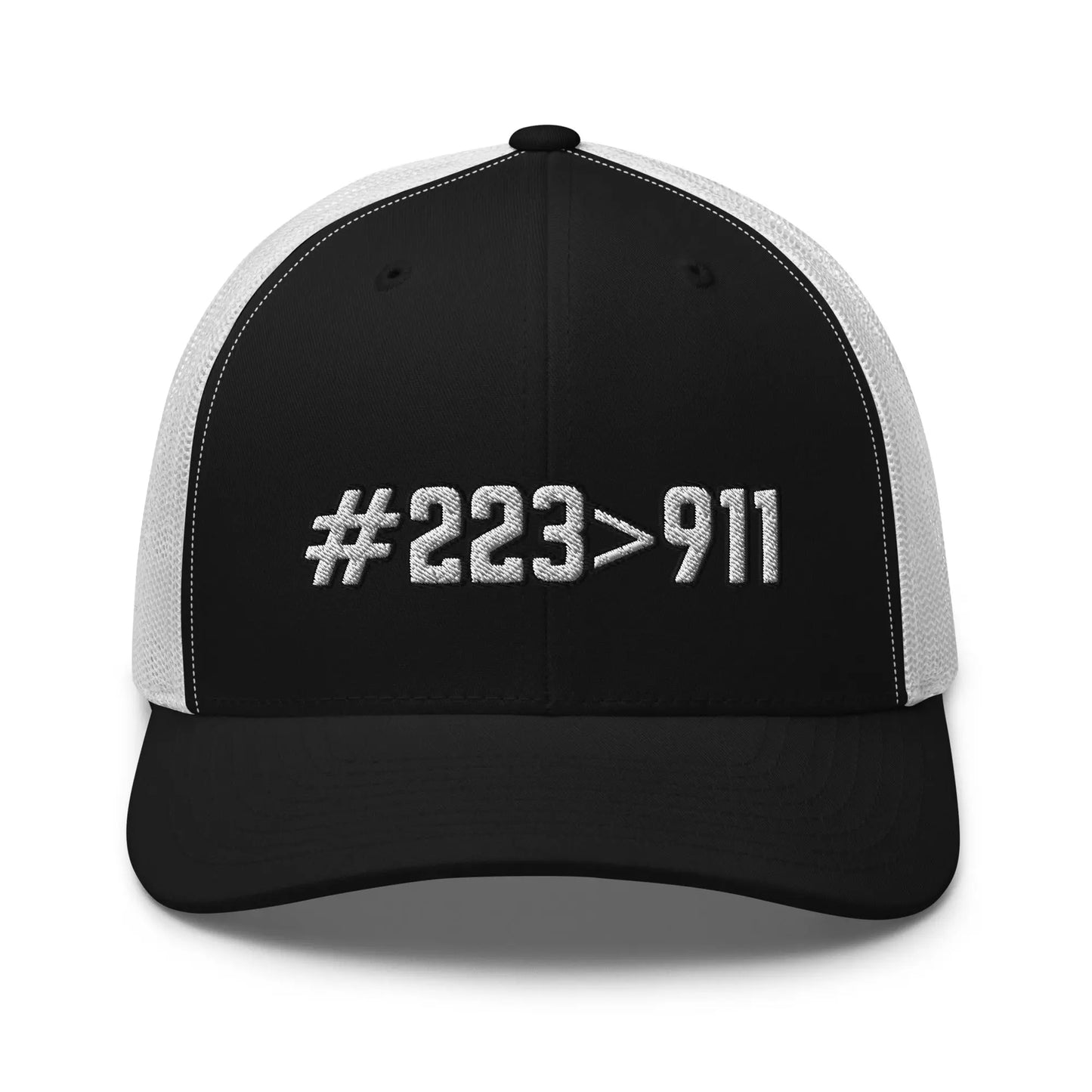 Hats Black-White Snapback Custom Trucker Hats Best 2A #223>911 Cool Patriotic Cap Infidel Collective