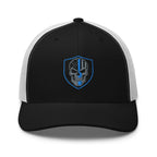 Hats Black-White Snapback Custom Trucker Hats Blue Line Skull Cool Patriotic Cap Infidel Collective