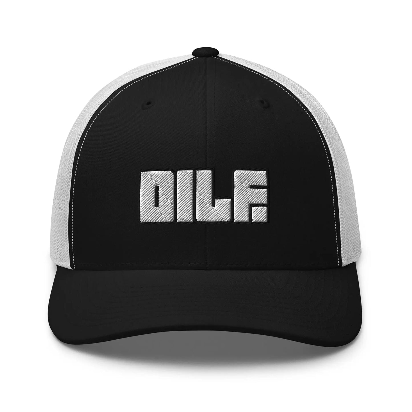 Hats Black-White Snapback Custom Trucker Hats DILF Block Cap – NSFW 2A for Men & Women Infidel Collective