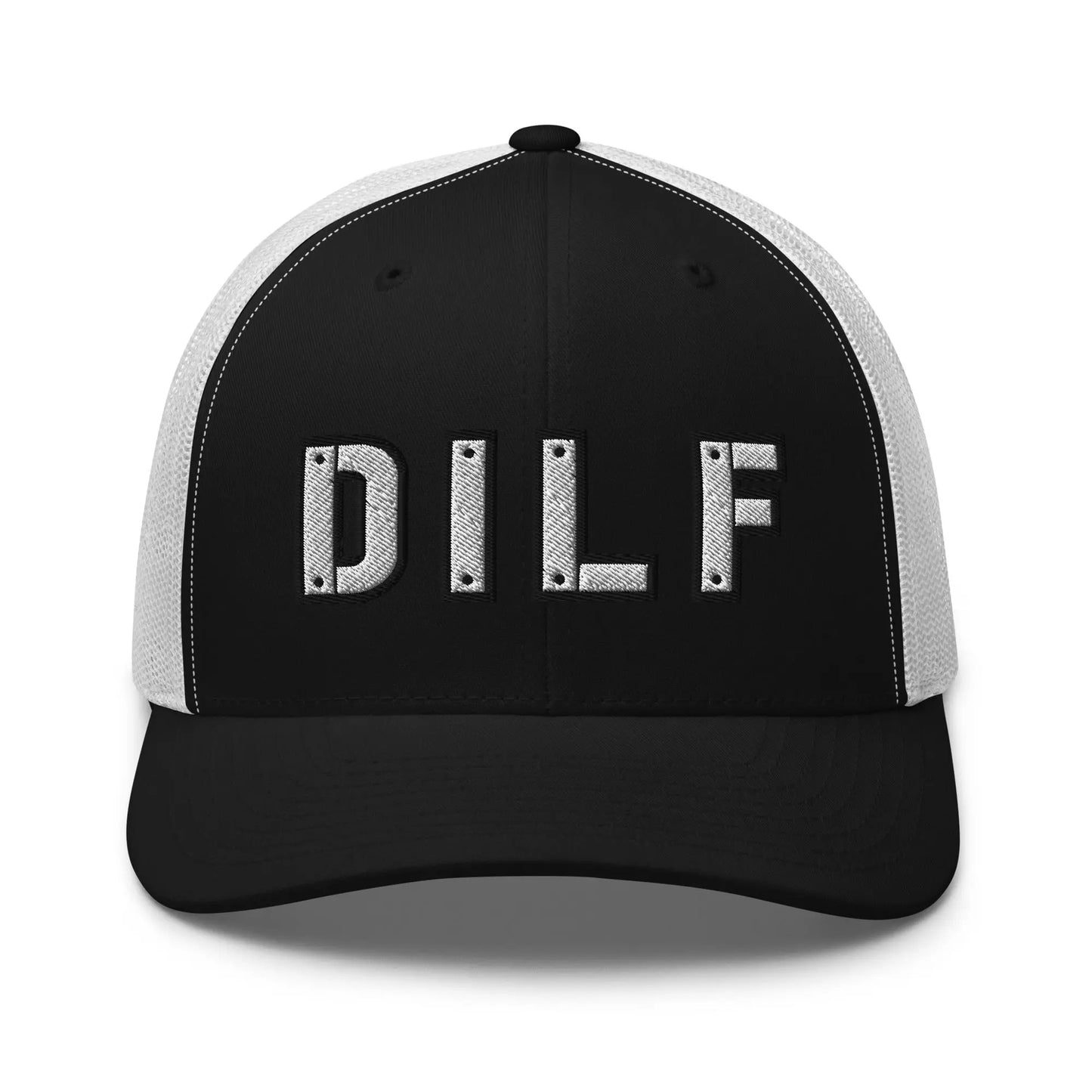 Hats Black-White Snapback Custom Trucker Hats DILF Cap – NSFW Patriotic for Men & Women Infidel Collective