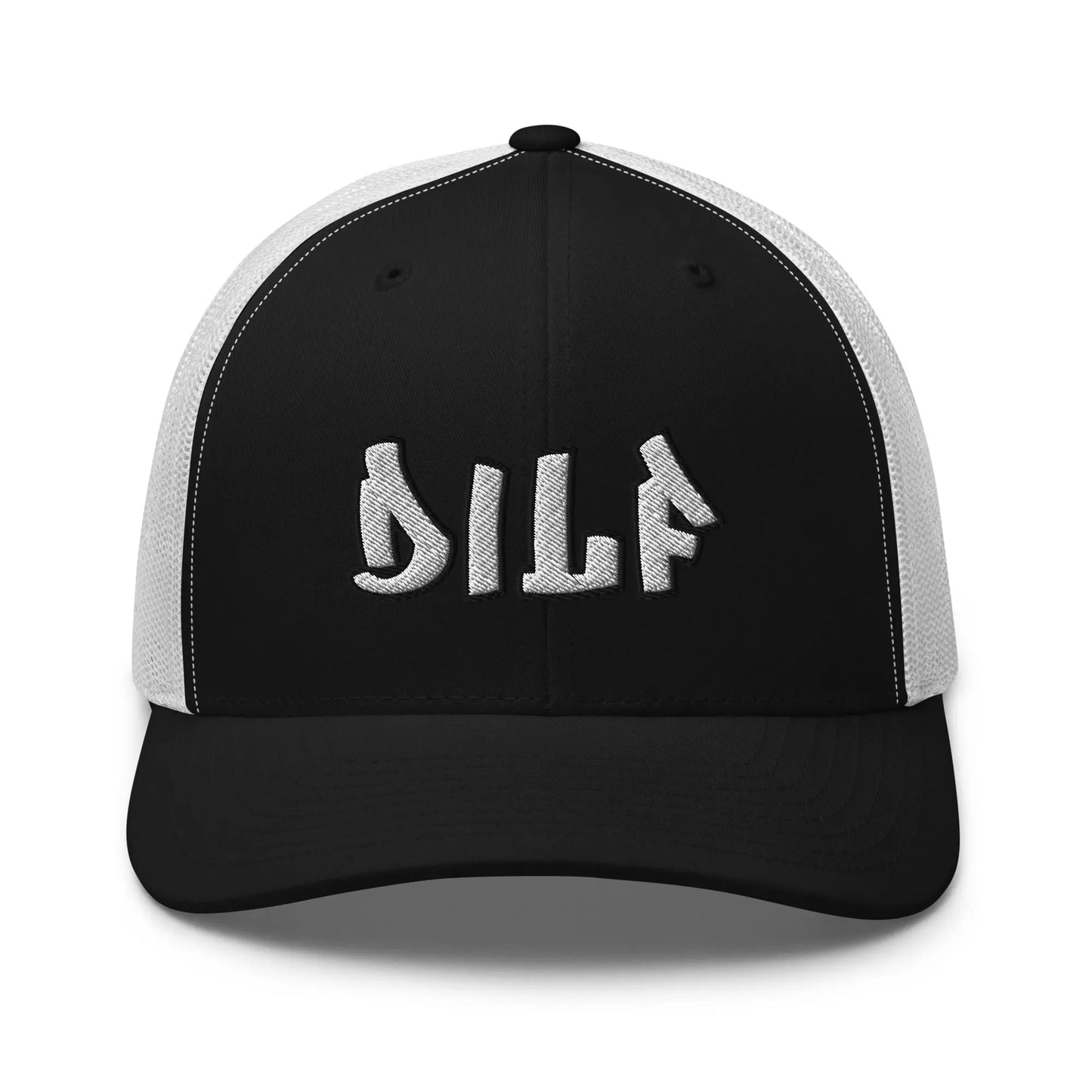 Hats Black-White Snapback Custom Trucker Hats Funny DILF Dad & 2A Hat for Men & Women Infidel Collective
