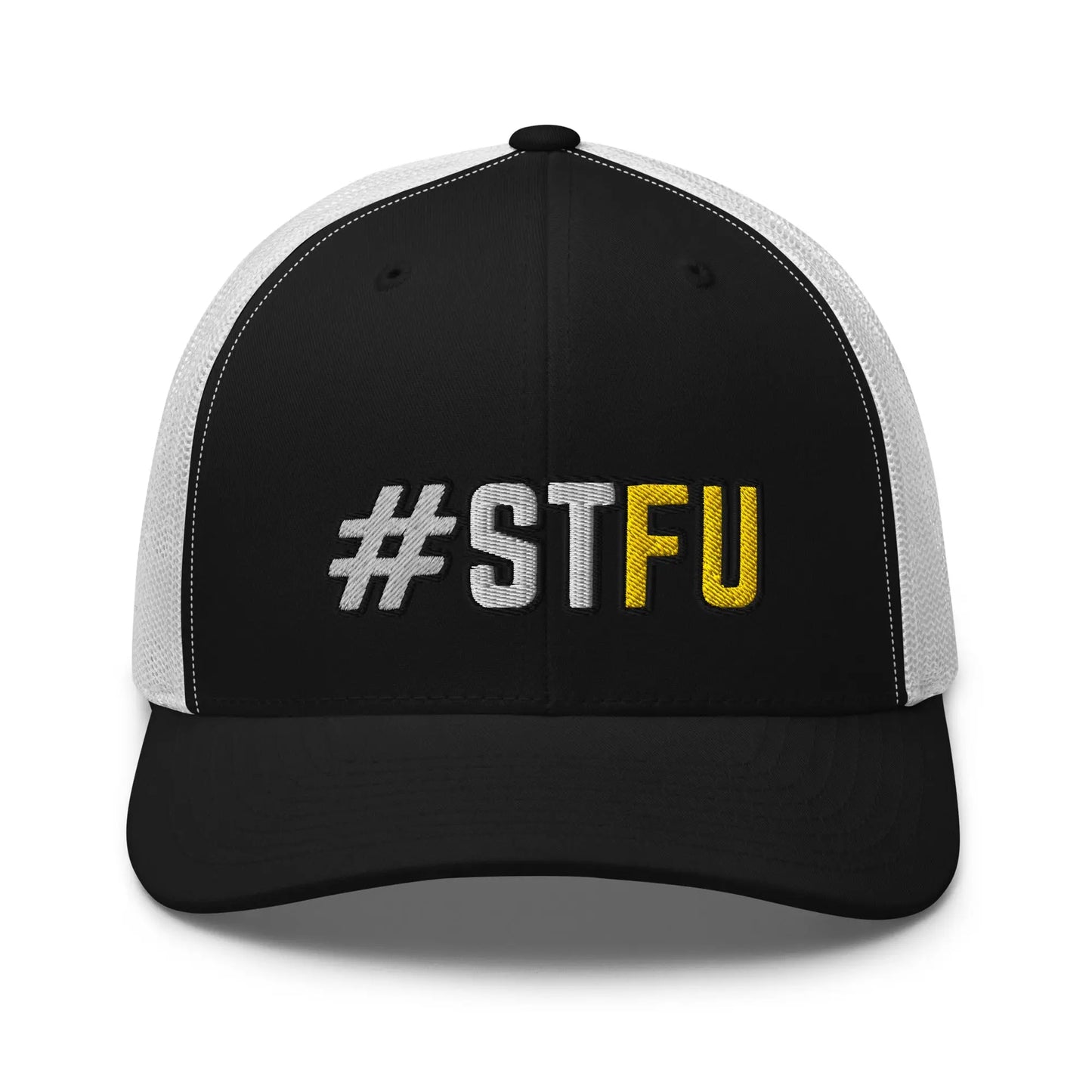 Hats Black-White Snapback Custom Trucker Hats Funny STFU NSFW Cap for Men & Women Infidel Collective