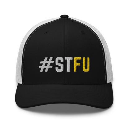 Hats Black-White Snapback Custom Trucker Hats Funny STFU NSFW Cap for Men & Women Infidel Collective