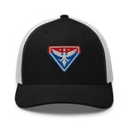 Hats Black-White Snapback Custom Trucker Hats Liberty Eagle Badge Cool Patriotic Cap Infidel Collective