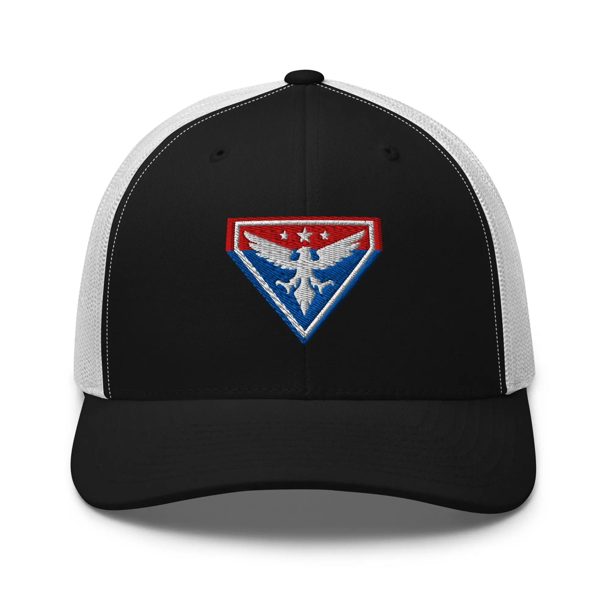 Hats Black-White Snapback Custom Trucker Hats Liberty Eagle Badge Cool Patriotic Cap Infidel Collective