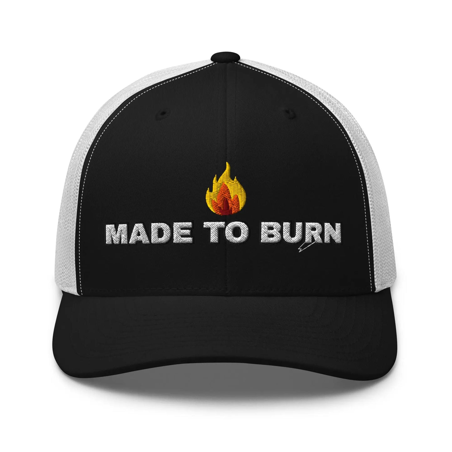 Hats Black-White Snapback Custom Trucker Hats MADE TO BURN Badass Cap for Men & Women Infidel Collective