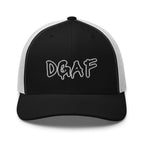 Hats Black-White Snapback Custom Trucker Hats NSFW DGAF Cap for Men & Women Infidel Collective