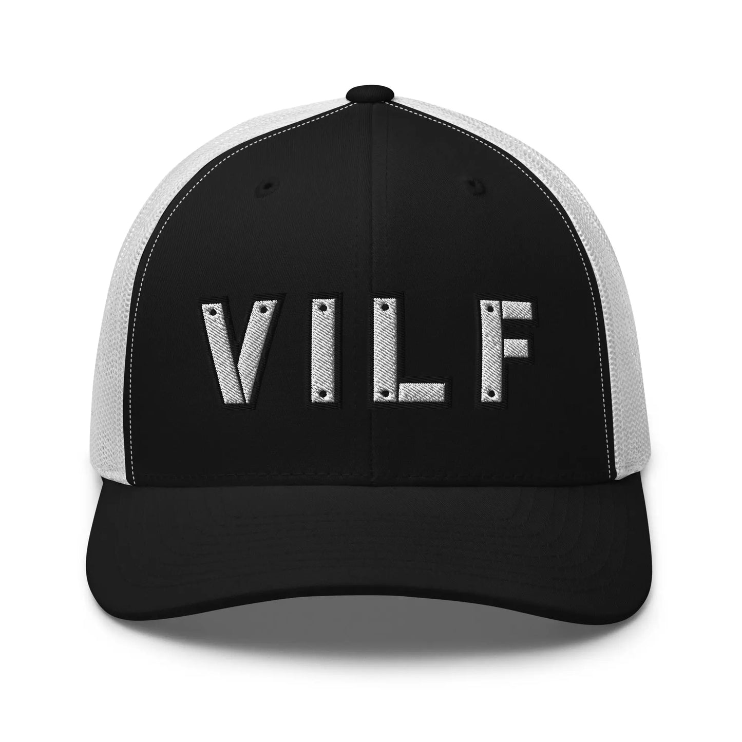 Hats Black-White Snapback Custom Trucker Hats NSFW VILF Funny Cap for Veteran's Infidel Collective