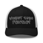 Hats Black-White Snapback Custom Trucker Hats NSFW Whiskey Tango Foxtrot Cap for Men & Women Infidel Collective