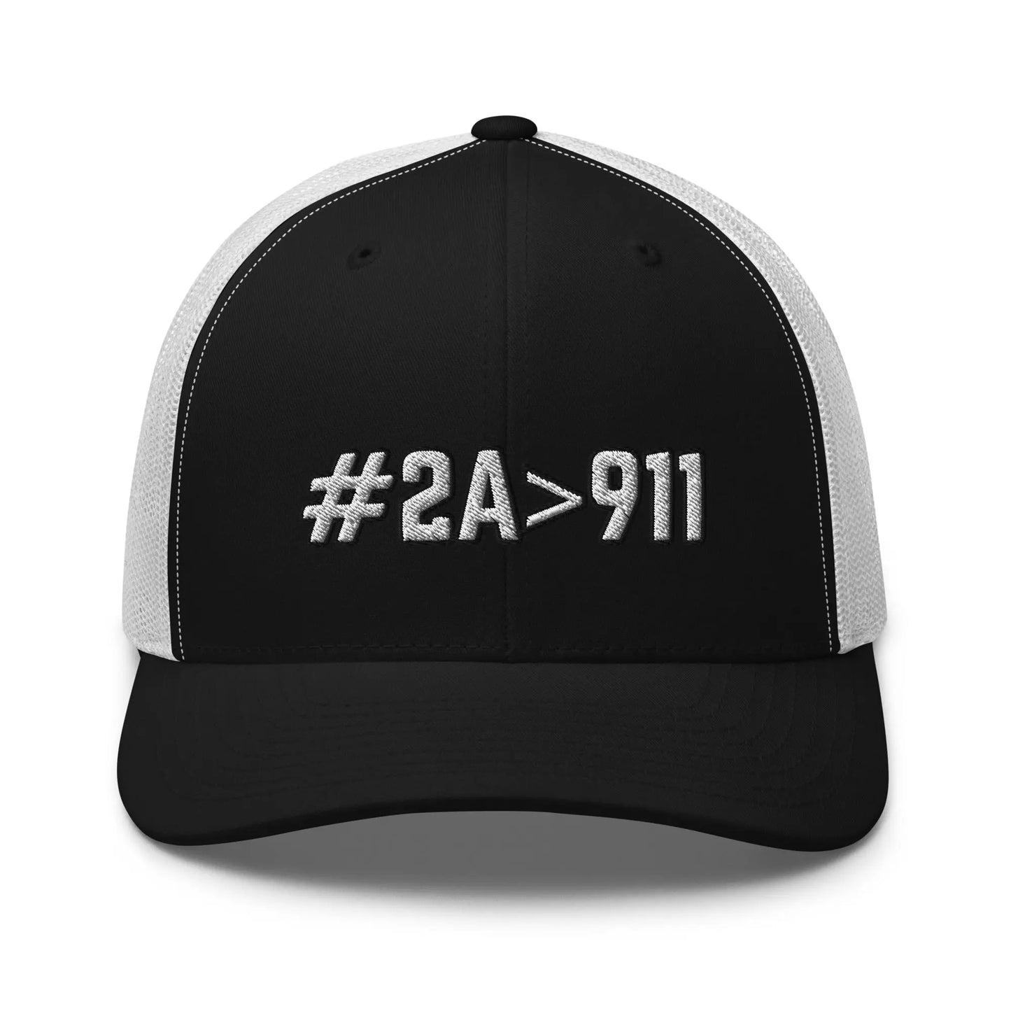Hats Black-White Snapback Custom Trucker Hats Rock the #2A>911 Cap for Men & Women Infidel Collective