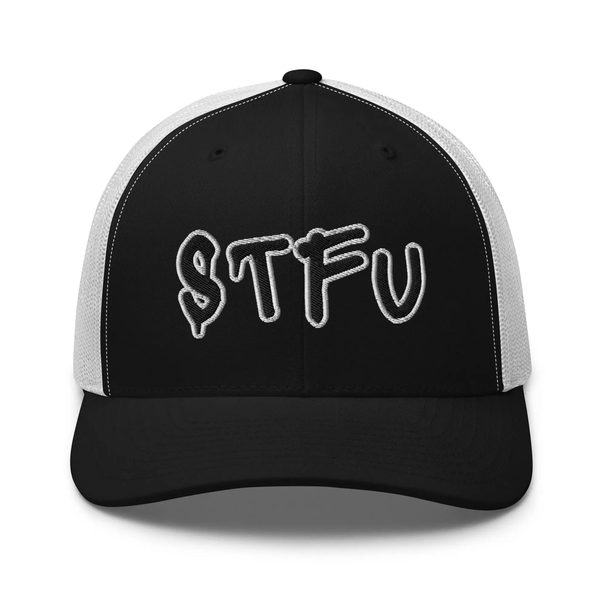 Hats Black-White Snapback Custom Trucker Hats STFU NSFW Cap for Men & Women Infidel Collective