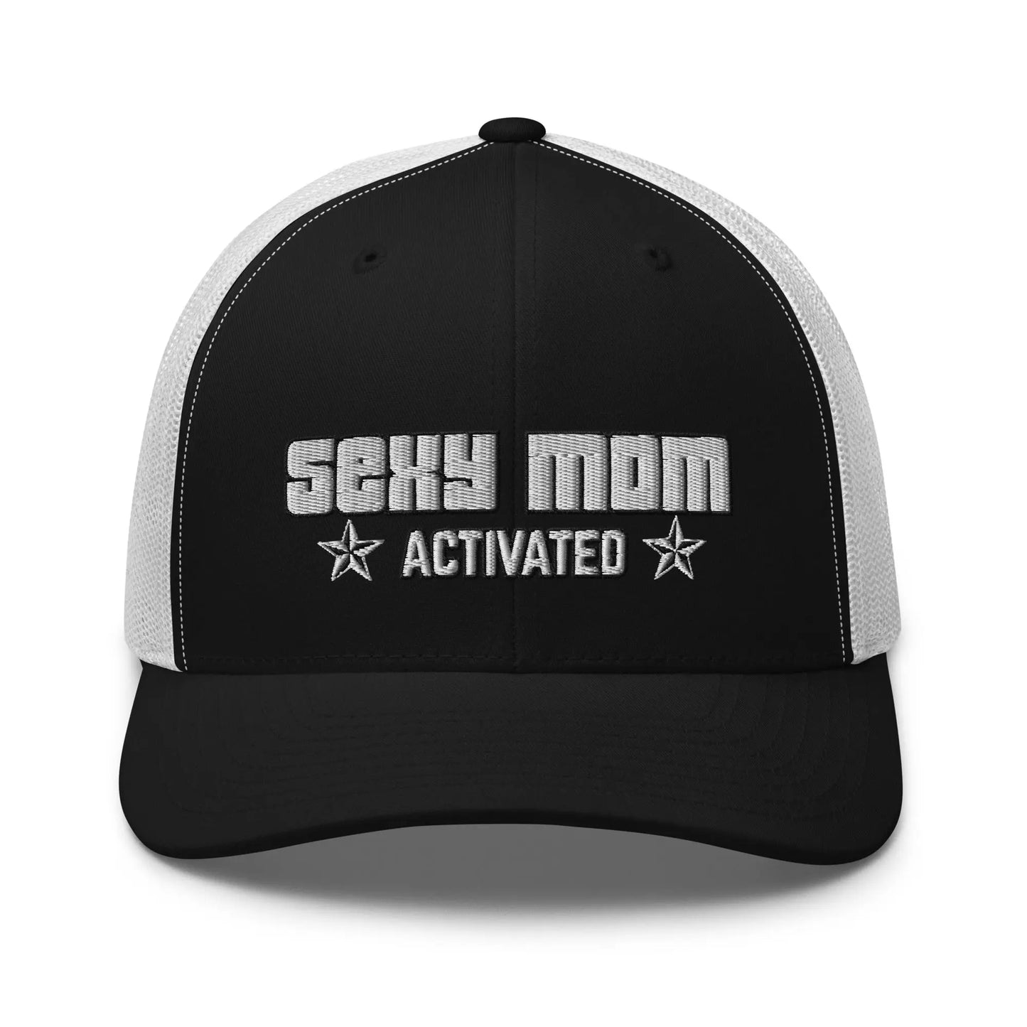 Hats Black-White Snapback Custom Trucker Hats Sexy Mom Activated Cap for Women Infidel Collective